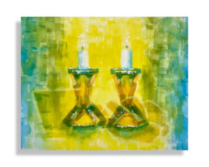 Shabbat – watercolor – 11x14 - sold