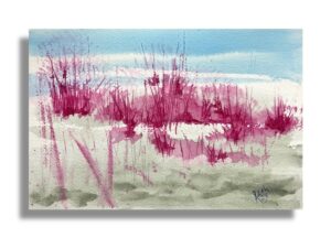 Abstract Landscape Mini - watercolor - 6x8
