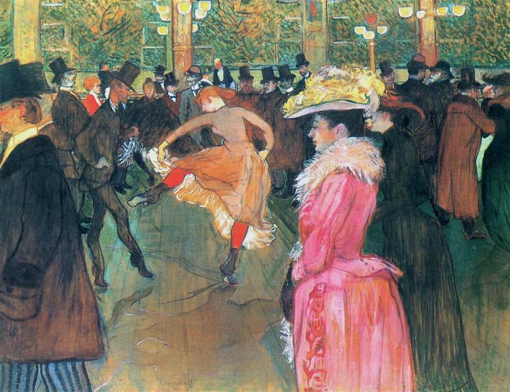 at the moulin rough, lautrec