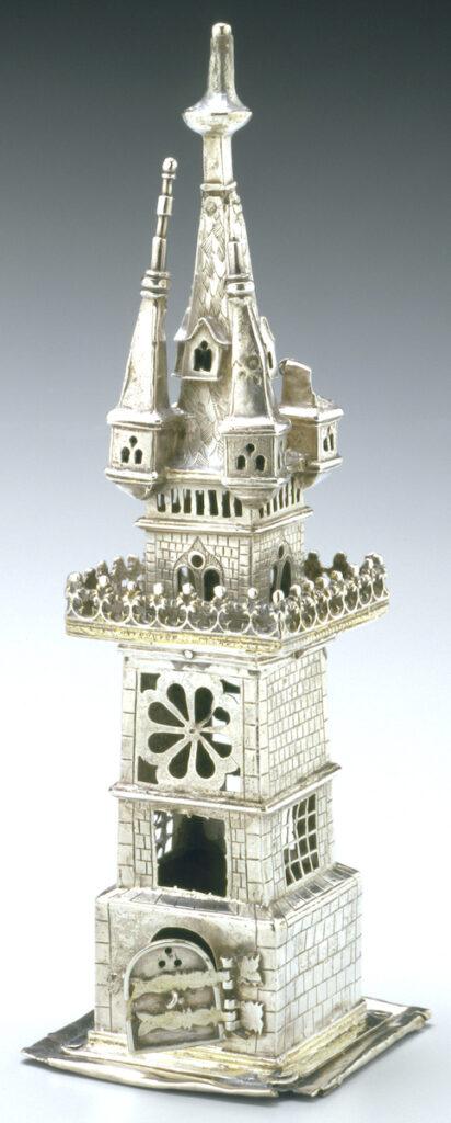 havdalah spice tower with flag