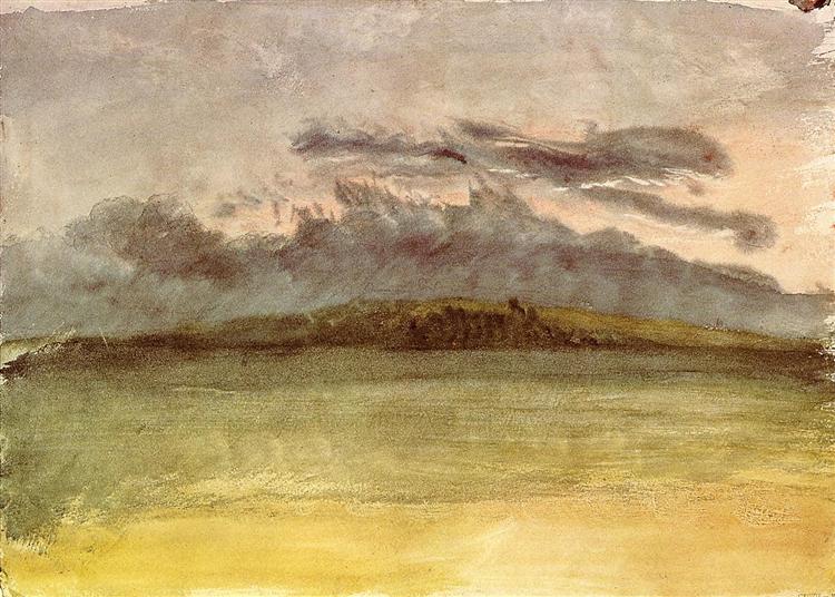Storm Clouds Sunset, J.M.W. Turner, 1825 storm cloudscapes