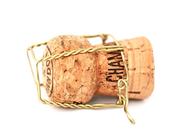 champagne cork and wire cage, final step how is champagne made