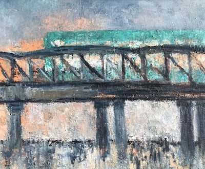 modern impressionism urban painting
