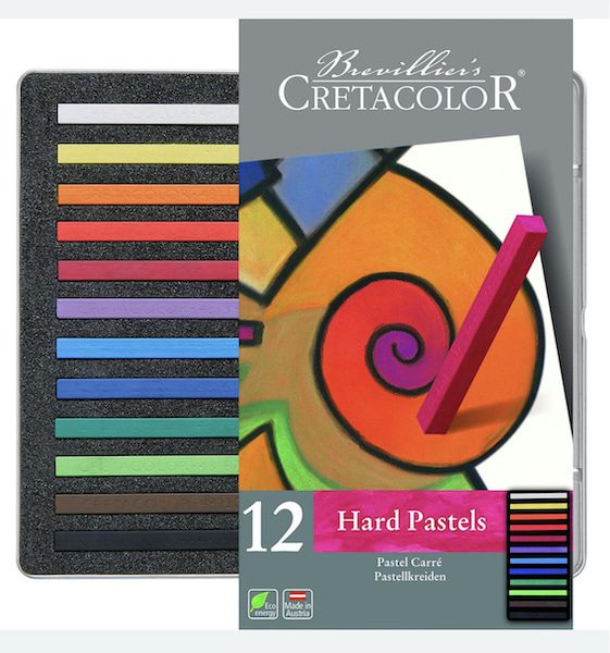 Cretacolor hard chalk pastels, why oil pastels aren't pastels, understanding the difference
