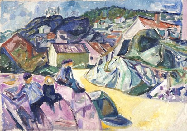 Edvard munch children on the crag