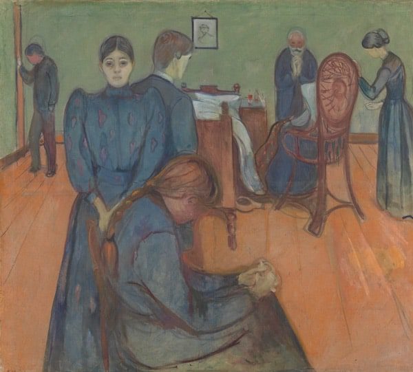death in the sickroom, how Edvard Munch influenced our emotions with color