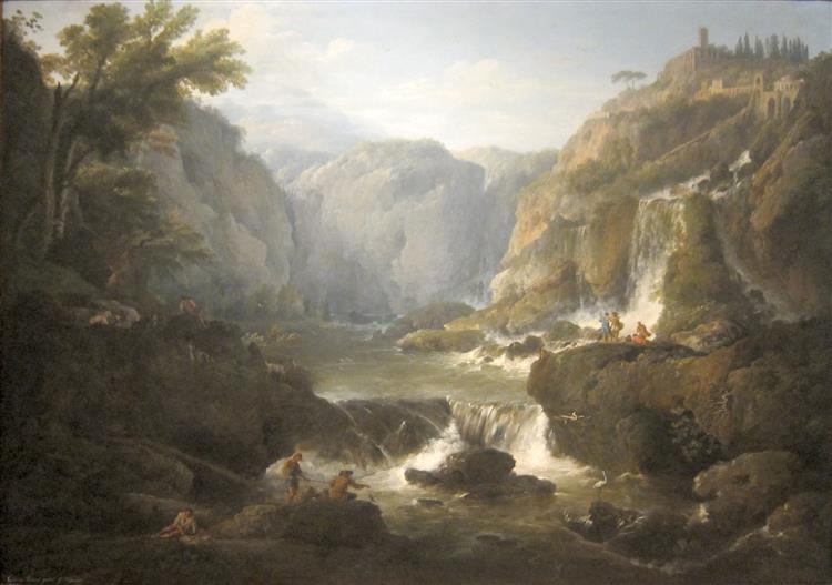 The Waterfalls at Tivoli, Claude-Joseph Vernet, 1737, neoclassicism, art movements you probably never heard of