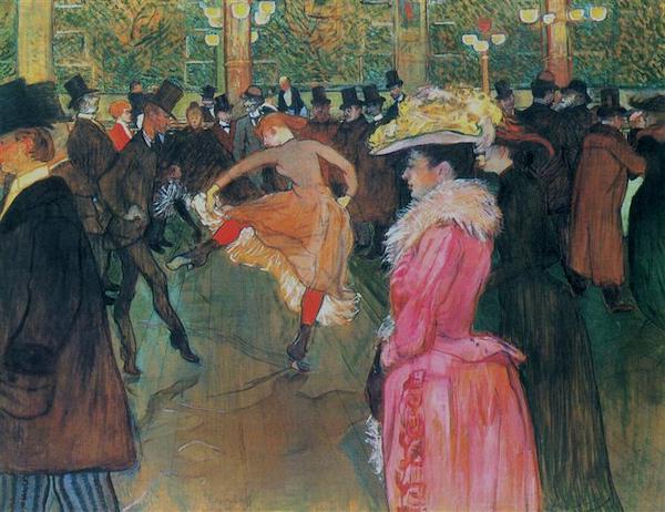 At the Moulin Rouge, The Dance, Henri de Toulouse-Lautrec, 1890. Post-Impressionism At the Moulin Rouge, The Dance, Henri de Toulouse-Lautrec, 1890. Impressionism vs Post-Impressionism