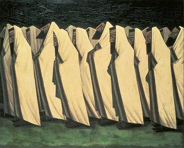 The Day of Atonement, Jacob Kramer, 1919 The Day of Atonement, Jacob Kramer, 1919, history of jewish art