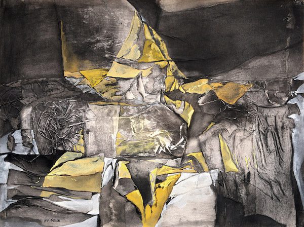 yellow, by Samuel Bak yellow by Samuel bak, Star of David in modern jewish art