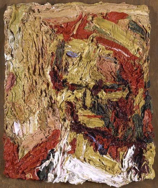 Head of E.O.W. 1, Frank Auerbach, modern jewish art Head of E.O.W. 1, Frank Auerbach, modern jewish art