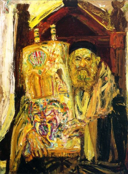 Older Jew With Torah, Hyman Bloom, modern jewish art Older Jew With Torah, Hyman Bloom, modern jewish art