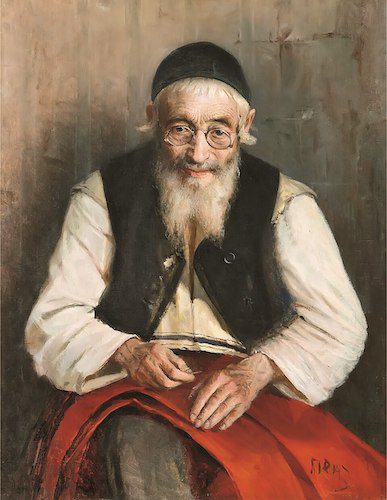 The Old Tailor, Yudel Pen. Jewish life on canvas, Isidor Kaufmann and Yudel Pen The Old Tailor, Yudel Pen. Jewish life on canvas, Isidor Kaufmann and Yudel Pen