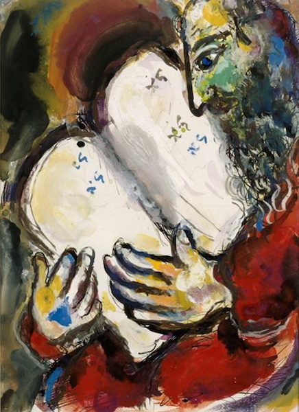 The Ten Commandments by Marc Chagall. The 10 commandments in Jewish art. The Ten Commandments by Marc Chagall. The 10 commandments in Jewish art.