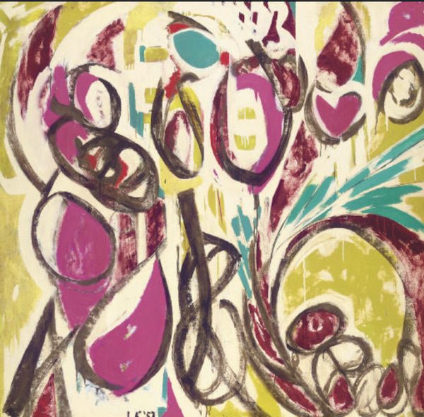 Thaw, 1957, Lee Krasner An Unsung Heroine of Abstract Expressionism, vivid colors purple, blue, and yellow Thaw, 1957, Lee Krasner An Unsung Heroine of Abstract Expressionism, vivid colors purple, blue, and yellow