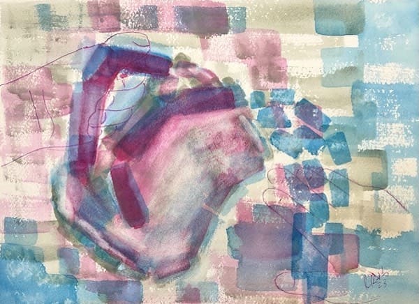 Netilat Yadayim Jewish Washing Cup on Abstract Background, watercolor painting. Buy Jewish art on Saatchi. Netilat Yadayim Jewish Washing Cup on Abstract Background, watercolor painting, modern Jewish art