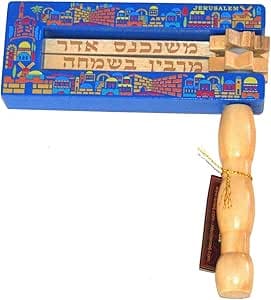 modern wooden grogger Modern metal grogger, the kind I remember as a child. Queen Esther exposes Haman's even intentions to the King.