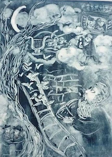 Blessing the New Moon in Jewish Art, Kiddush Levanah, Esther Zibel, 2013