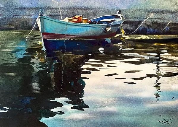 Example of photorealism in watercolor painting. Current Trends in Contemporary Watercolor Painting for 2026