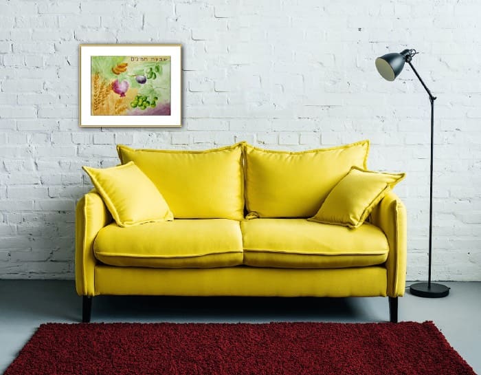 Jewish art for modern decor, original watercolor painting. Buy modern Jewish art, Judaica art, Jewish artwork, Judaica artwork