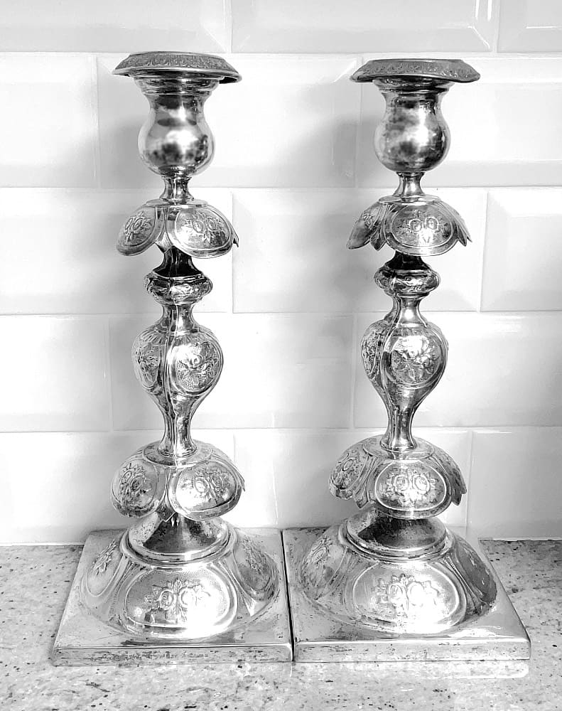 Why These 1901 Henneberg Shabbat Candlesticks Inspire My Art